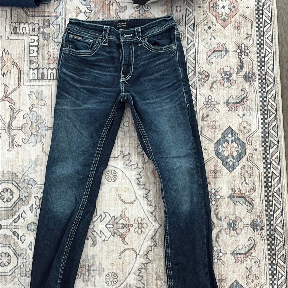 GAP Blue Slim Jeans with Vintage Fading
